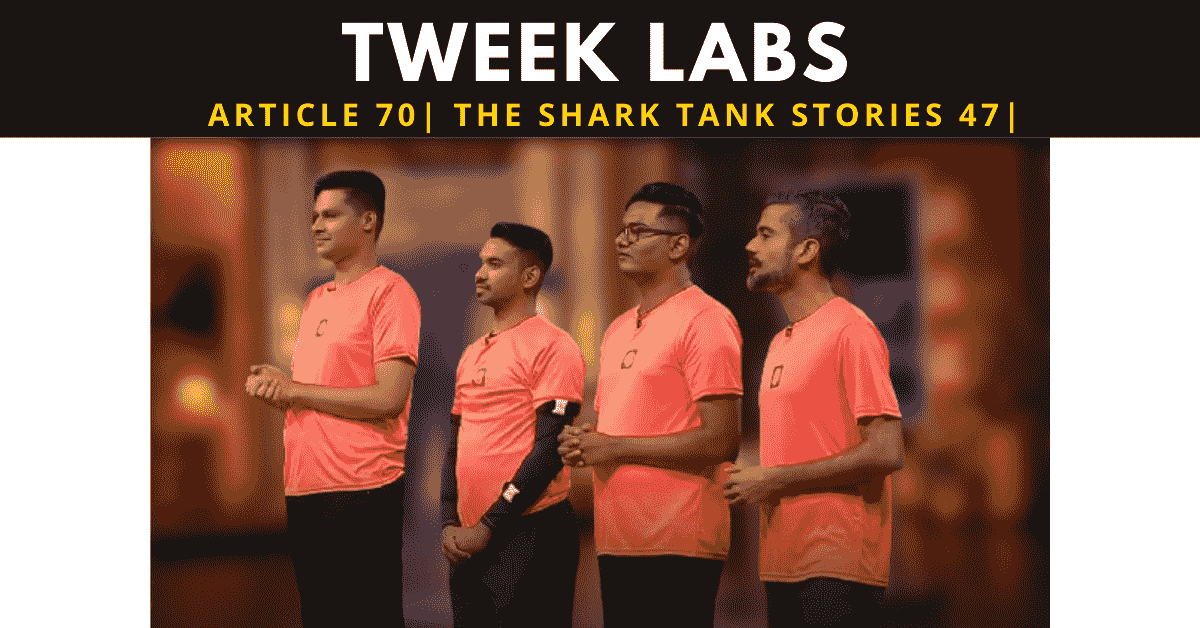 Tweek labs | shark tank india | cricket kit smart wearables | tweek lab shark tank