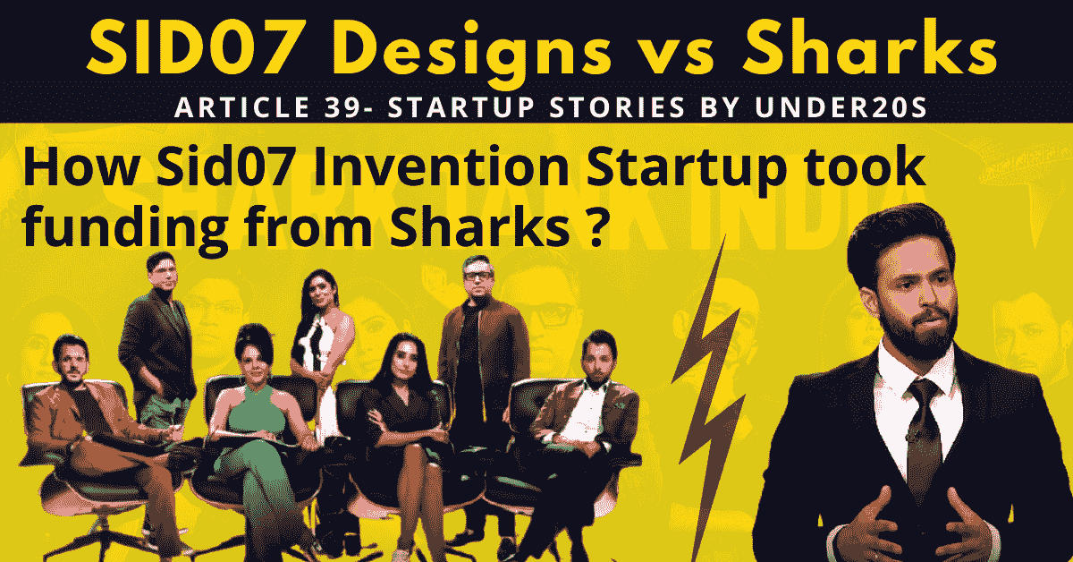 Sid07 Designs | Siddarth Gupta | Shark Tank India | Sid07 Designs Shark Tank