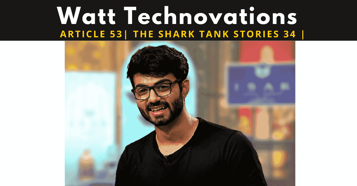 Watt technovations | watt technologies | covtech ventilation device | shark tank india |