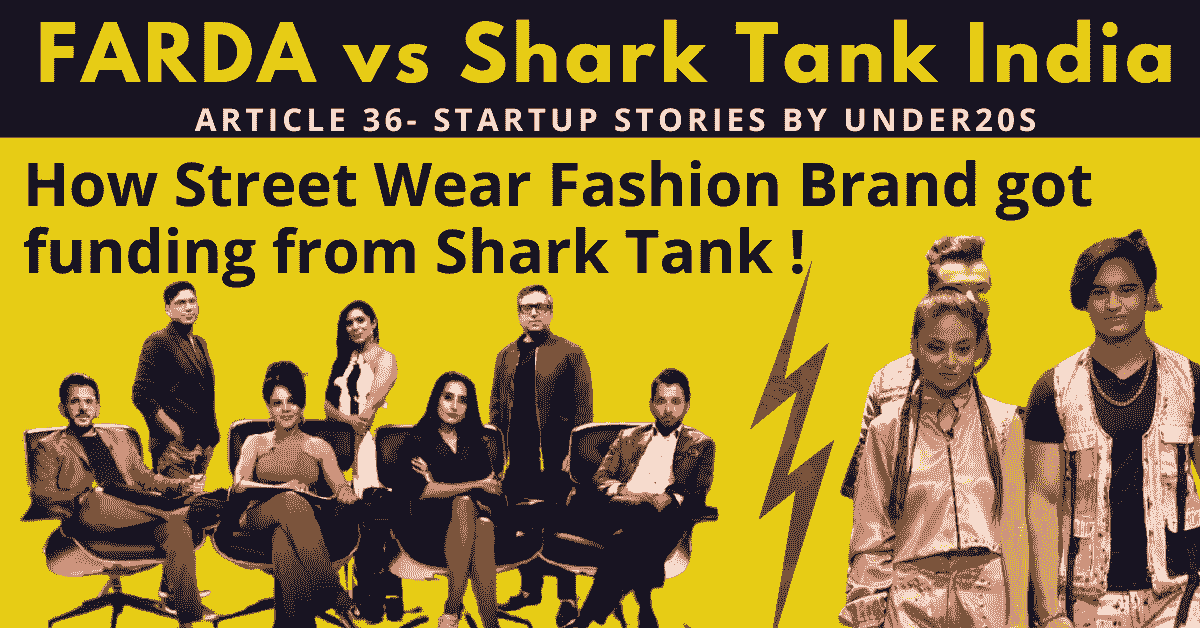 Farda Clothing | How A streetwear fashion brand got funding from Sharks | Shark Tank India