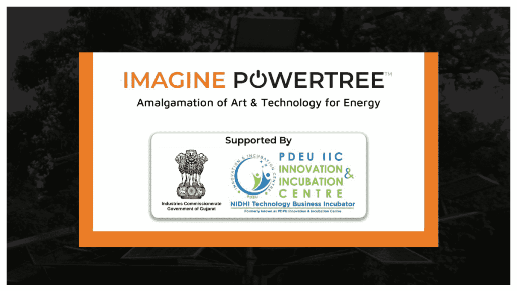 Solar tree startup, solar power startup shark tank, imagine powertree, powertree projects, imagine powertree government projects, imagine powertree shark tank, portable solar tree, imagine powertree solar plant price.