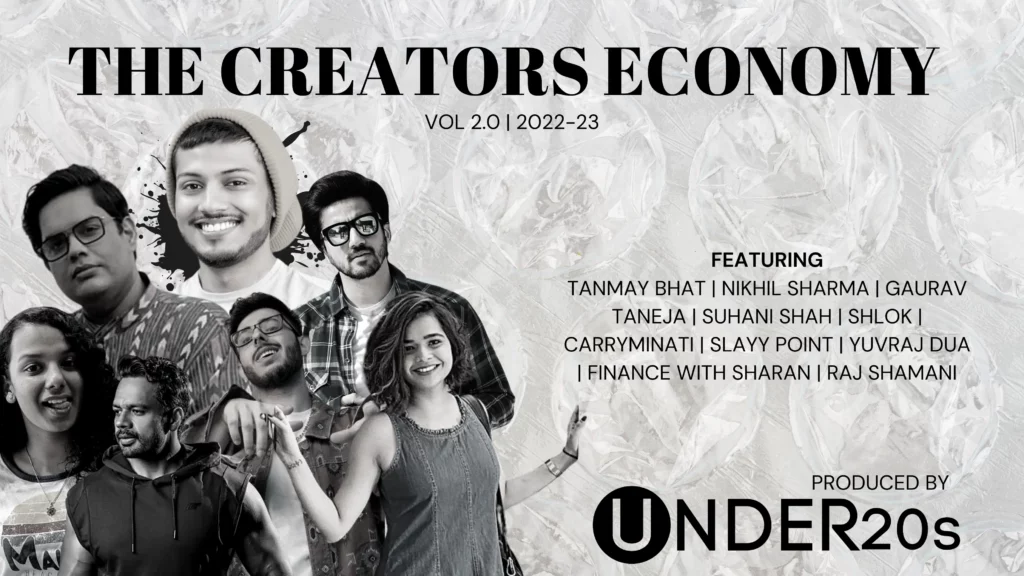 Creators economy under 20s| under20s.in | alakh pandey | ashsih chanchlani | carryminat